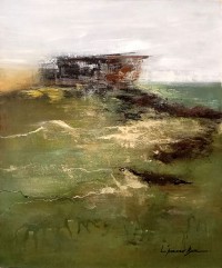 L'passo Benjamin, 24 x 30 Inch, Acrylic on Canvas, Abstract Paintings, AC-LPB-041